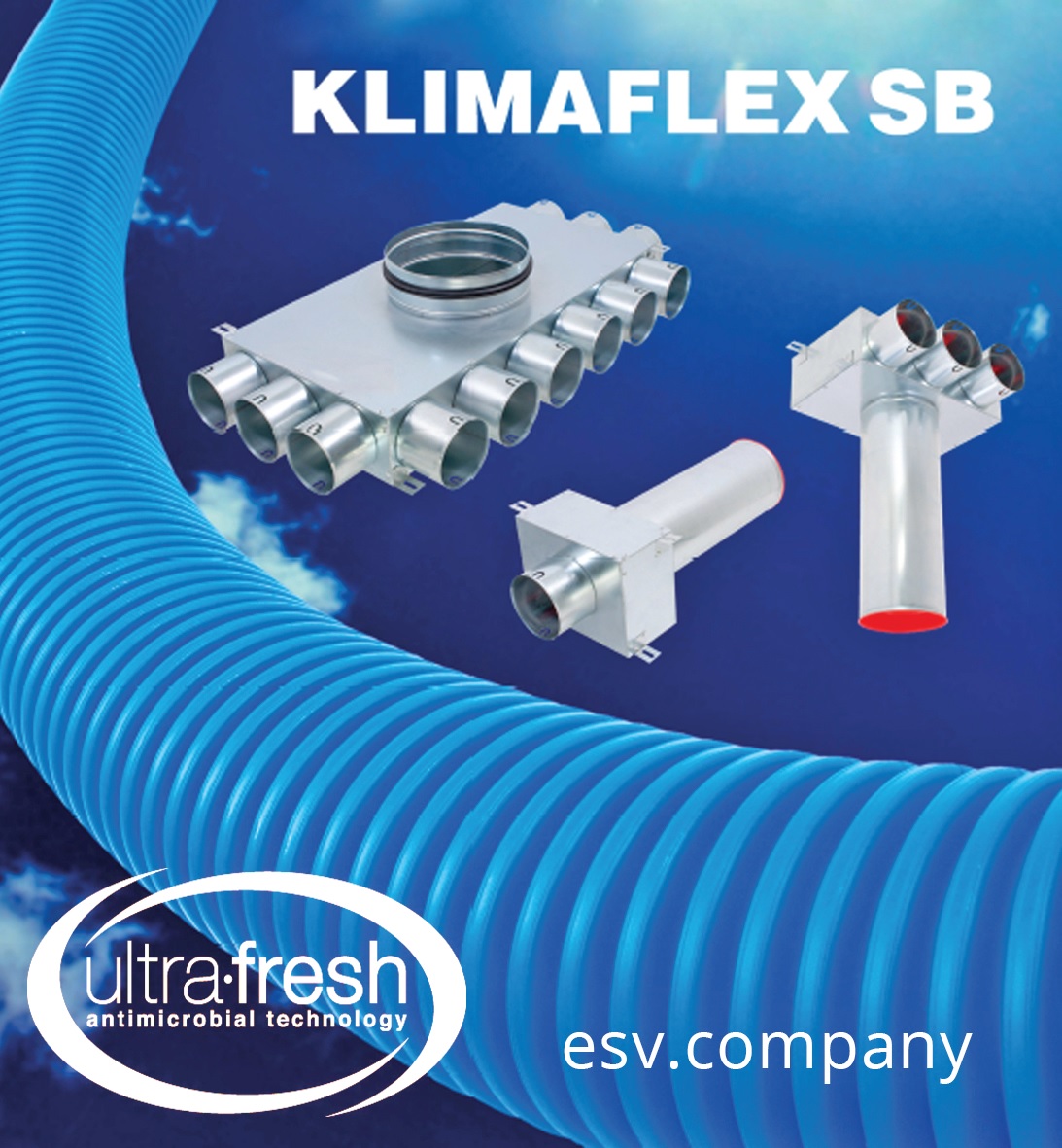 Системы гибких воздуховодов и комплектующие Klimaflex